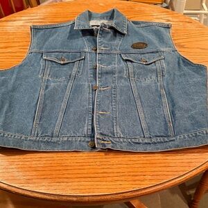 Classic Blue Denim Vest for Men